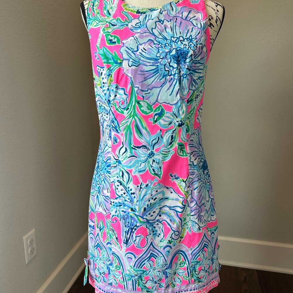 Lilly Pulitzer Pink and White Dress
